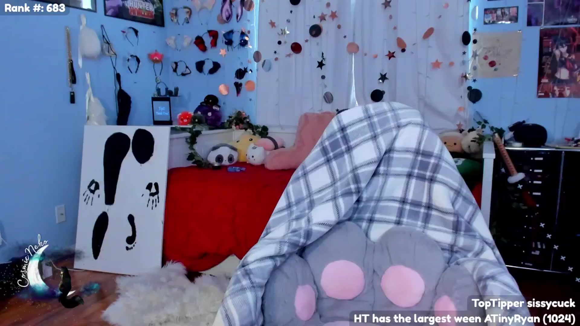 Gallery image thumbnail from CosmicNeko's myfreecams stream on, 07/12/2024, 23:33 image 3 of 20