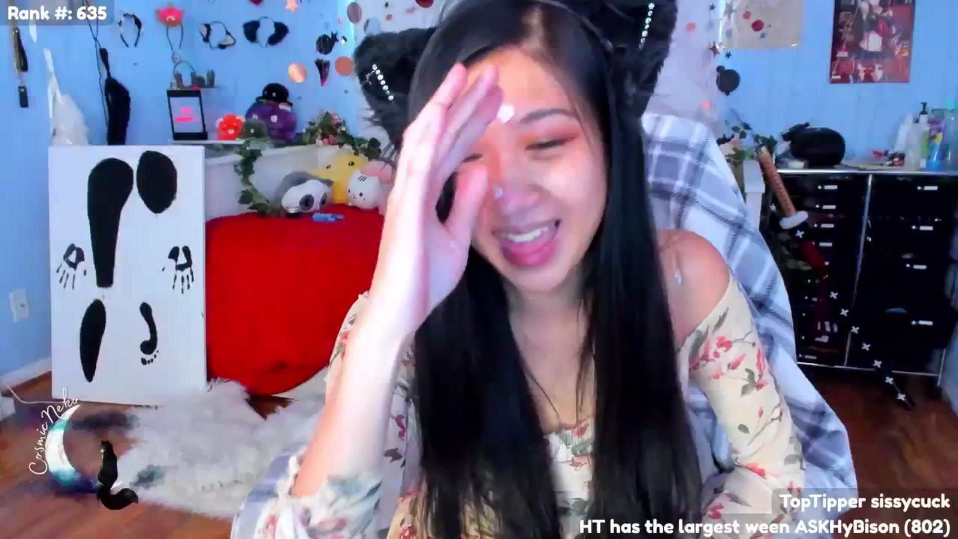 Gallery image thumbnail from CosmicNeko's myfreecams stream on, 07/14/2024, 23:32 image 20 of 20