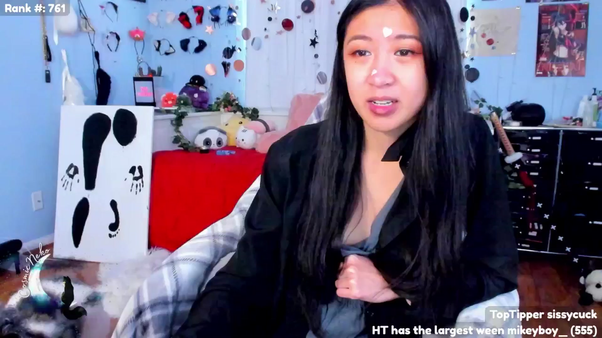 Gallery image thumbnail from CosmicNeko's myfreecams stream on, 07/14/2024, 23:32 image 1 of 20