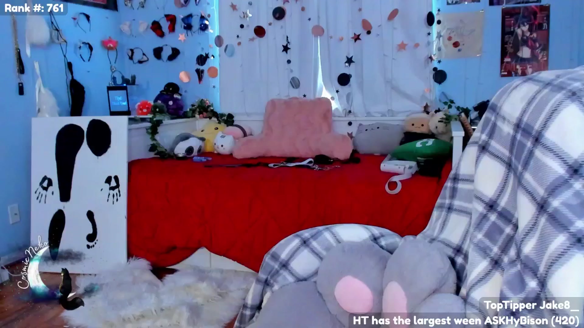 Gallery image thumbnail from CosmicNeko's myfreecams stream on, 07/23/2024, 19:42 image 4 of 20