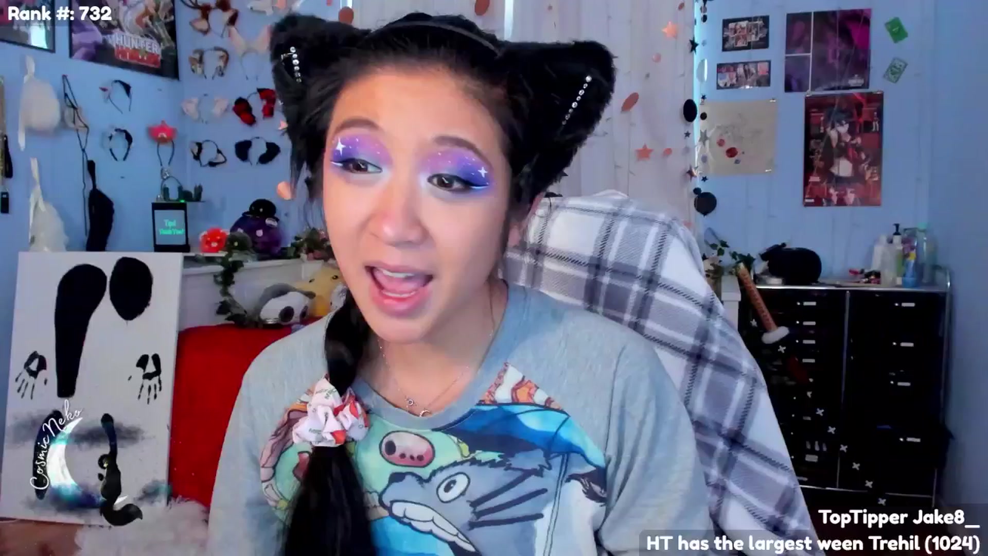 Gallery image thumbnail from CosmicNeko's myfreecams stream on, 07/23/2024, 19:42 image 14 of 20