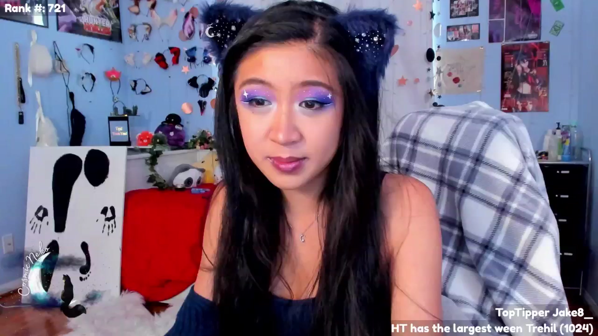 Gallery image thumbnail from CosmicNeko's myfreecams stream on, 07/23/2024, 19:42 image 20 of 20