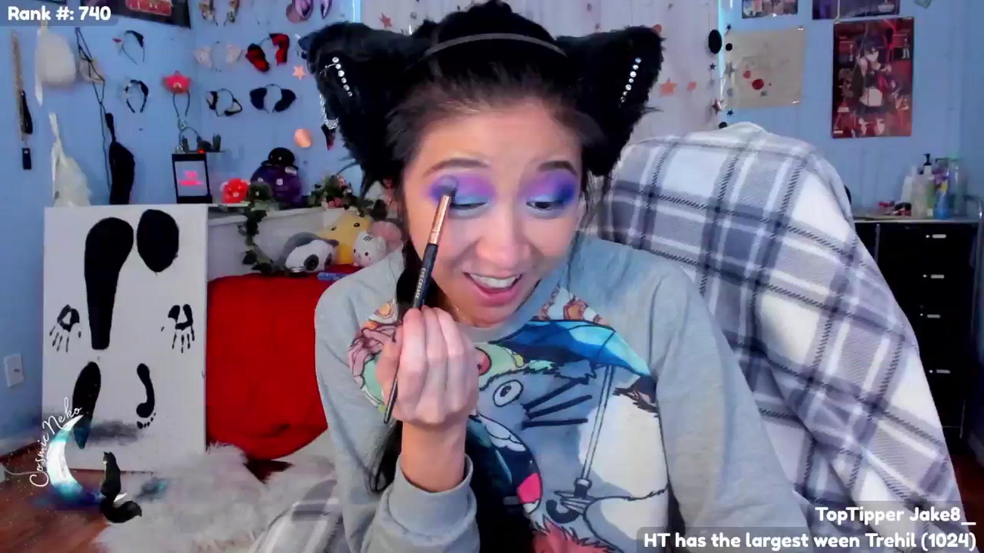 Gallery image thumbnail from CosmicNeko's myfreecams stream on, 07/23/2024, 19:42 image 9 of 20