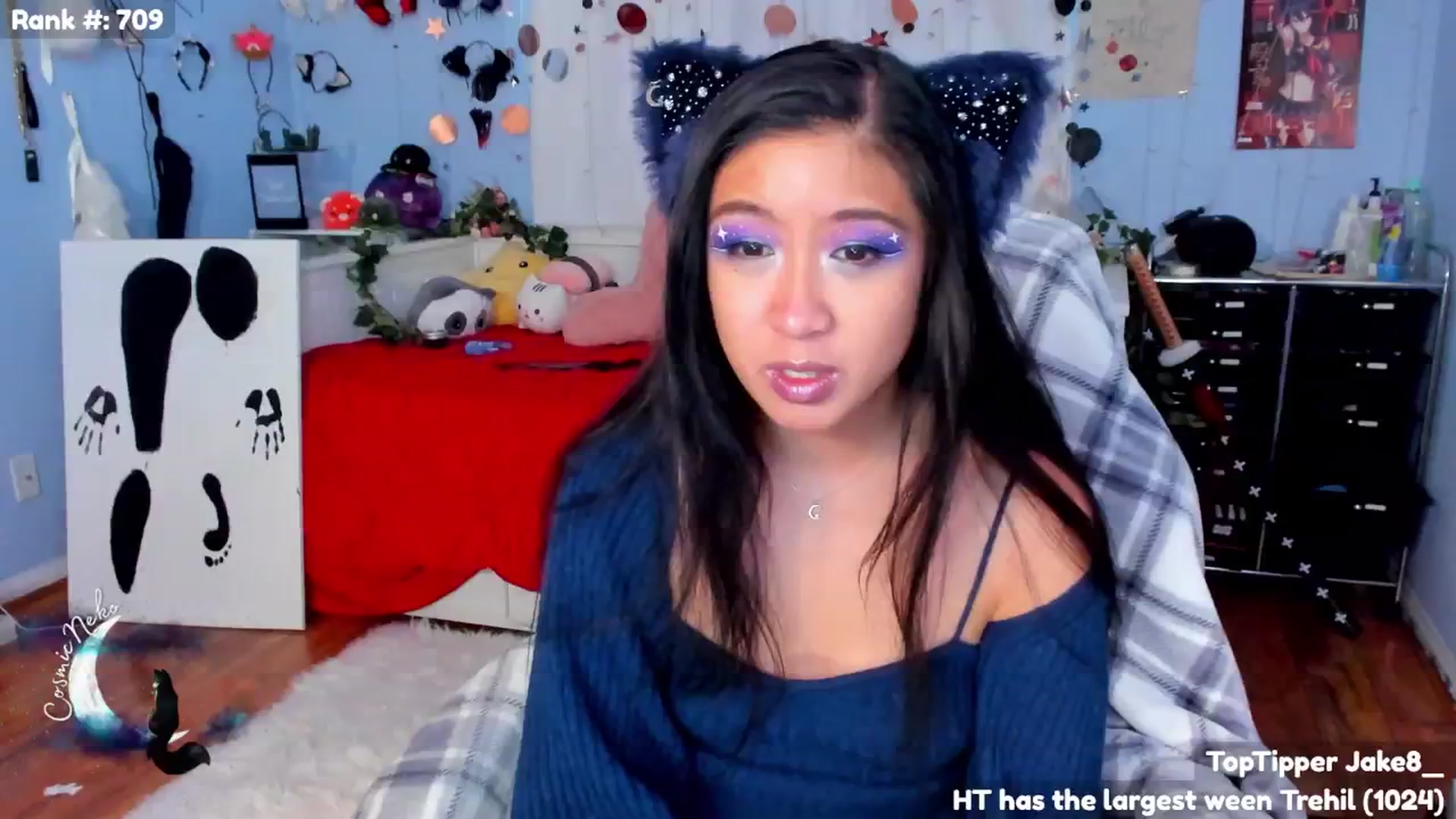 Gallery image thumbnail from CosmicNeko's myfreecams stream on, 07/24/2024, 05:08 image 2 of 20