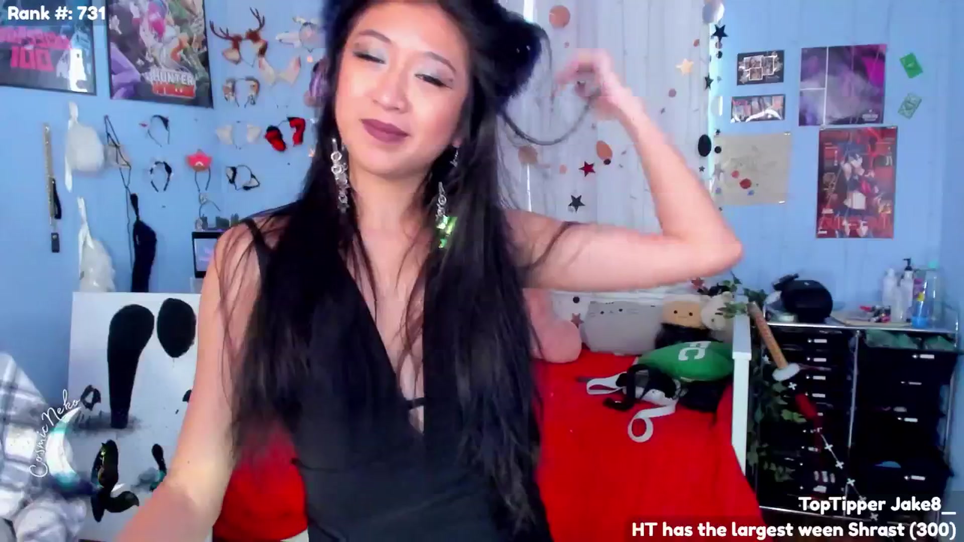 Gallery image thumbnail from CosmicNeko's myfreecams stream on, 07/31/2024, 23:35 image 18 of 20