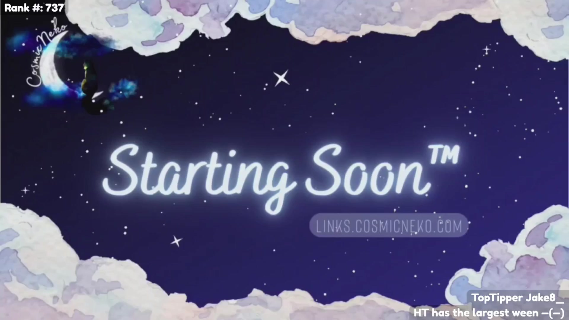 Gallery image thumbnail from CosmicNeko's myfreecams stream on, 07/31/2024, 23:35 image 1 of 20