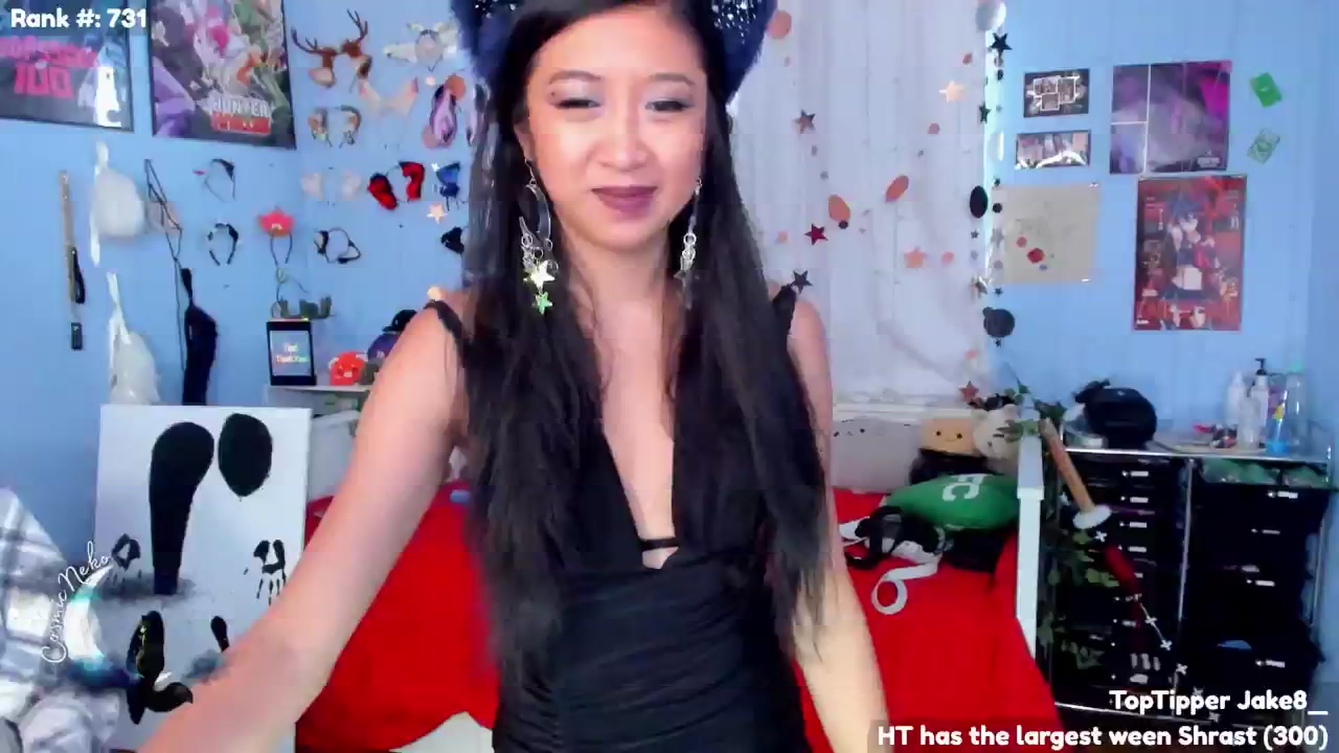 Gallery image thumbnail from CosmicNeko's myfreecams stream on, 07/31/2024, 23:35 image 19 of 20