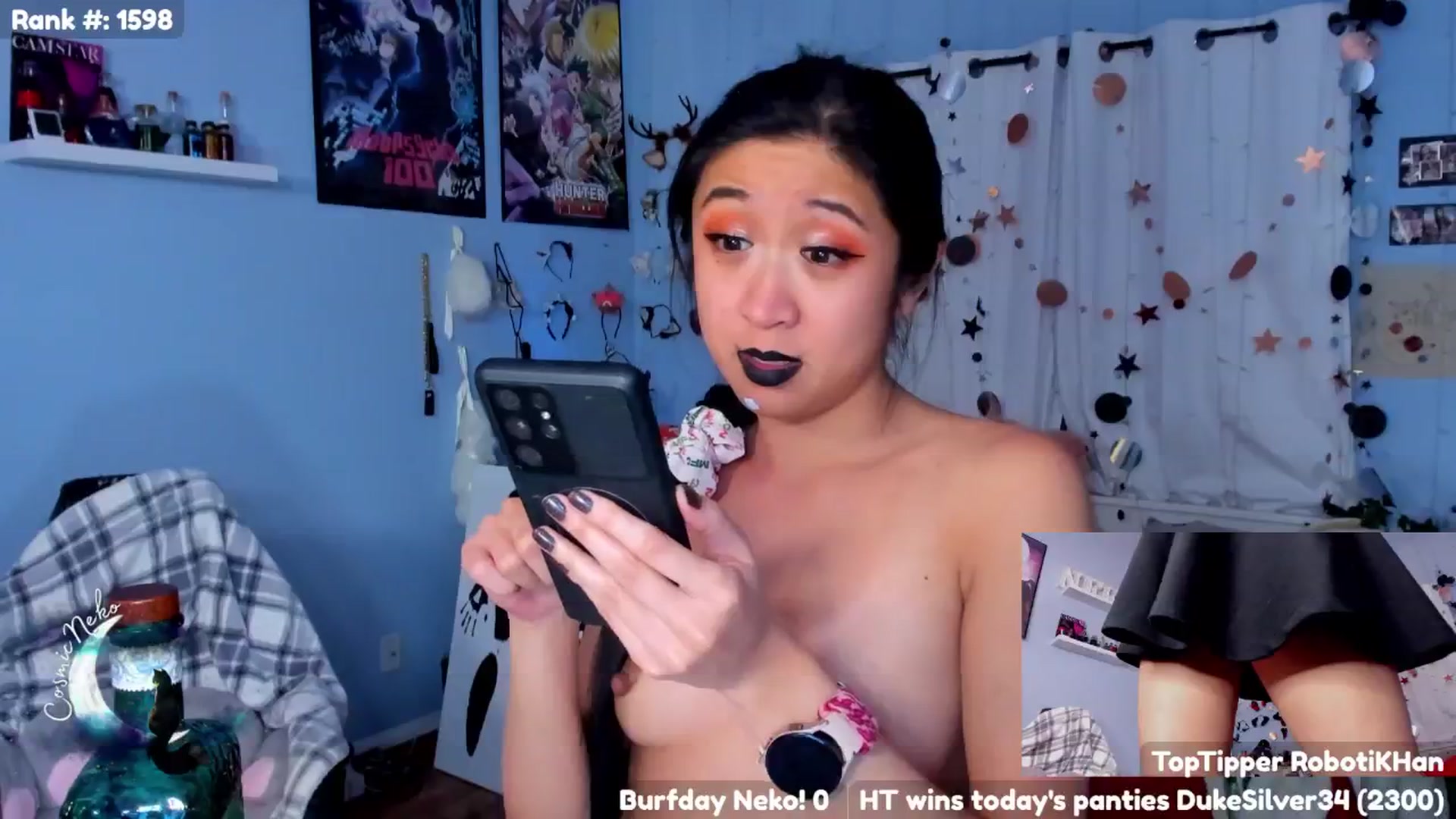 Gallery image thumbnail from CosmicNeko's myfreecams stream on, 10/13/2024, 06:55 image 14 of 20