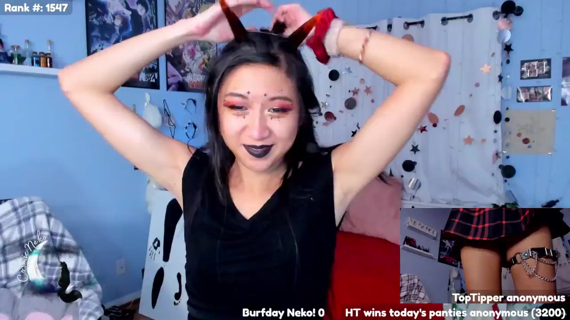 Gallery image thumbnail from CosmicNeko's myfreecams stream on, 10/19/2024, 06:58 image 5 of 20