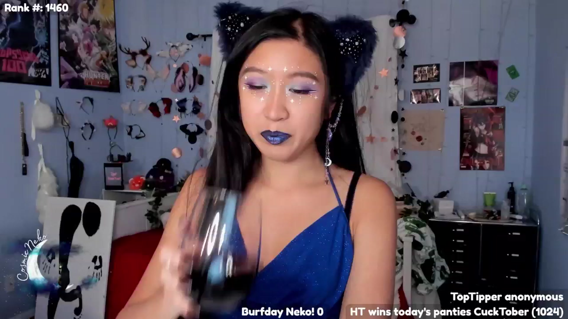 Gallery image thumbnail from CosmicNeko's myfreecams stream on, 10/25/2024, 05:12 image 2 of 20