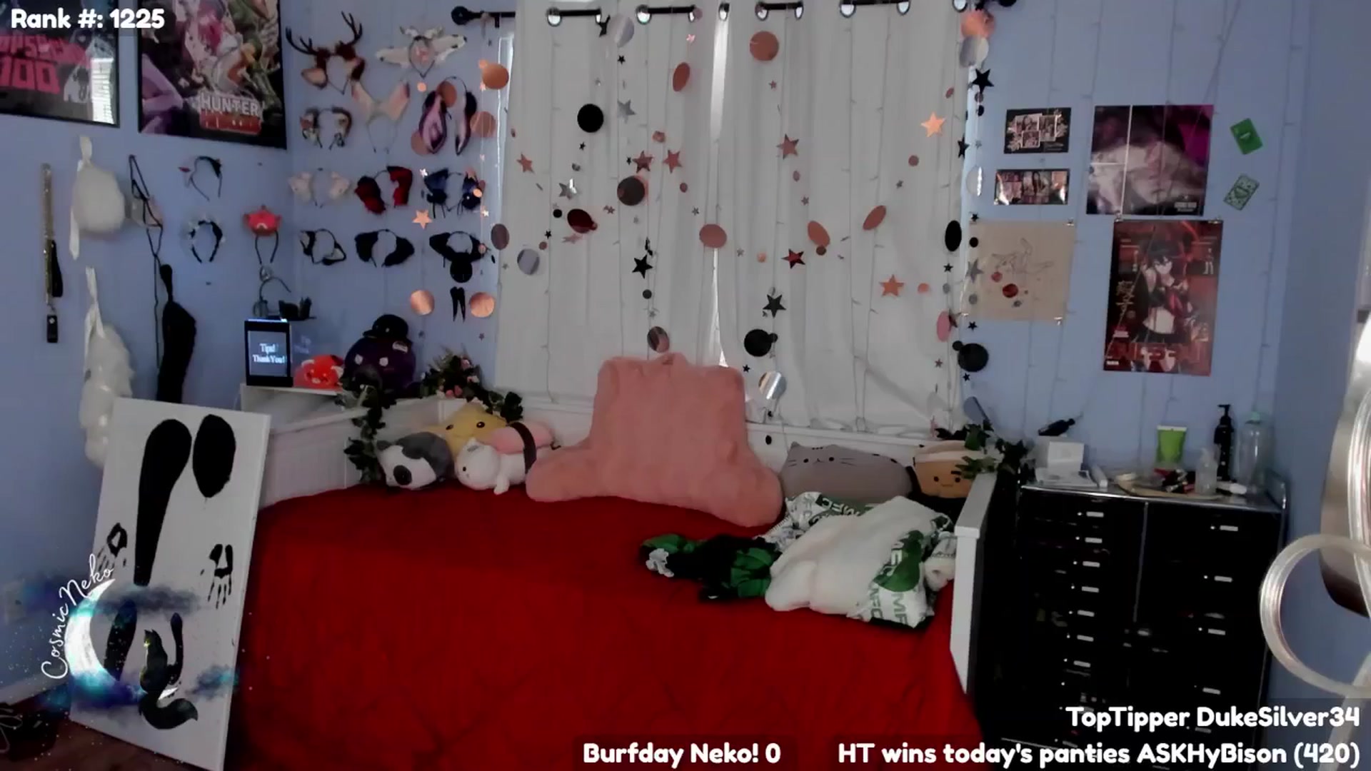 Gallery image thumbnail from CosmicNeko's myfreecams stream on, 10/31/2024, 23:29 image 2 of 20