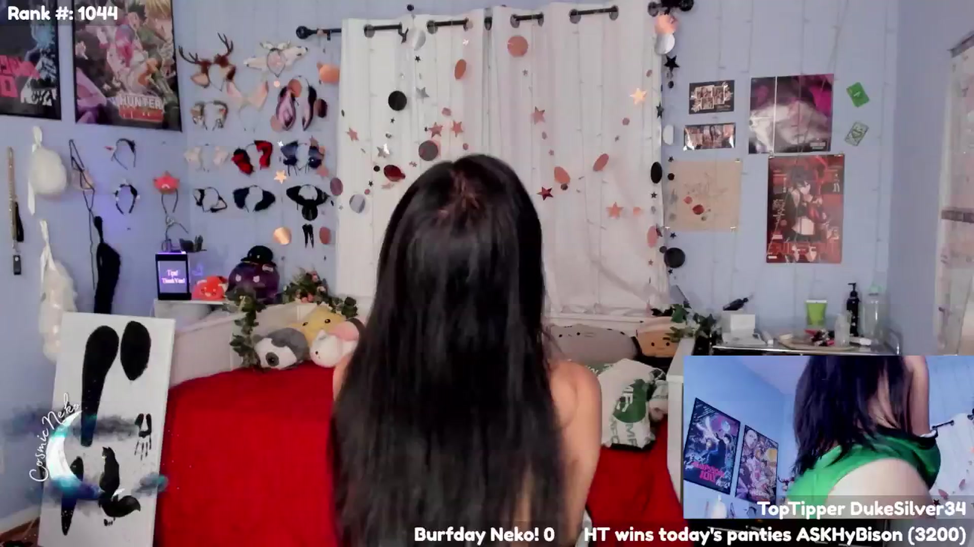 Gallery image thumbnail from CosmicNeko's myfreecams stream on, 11/01/2024, 06:34 image 5 of 20