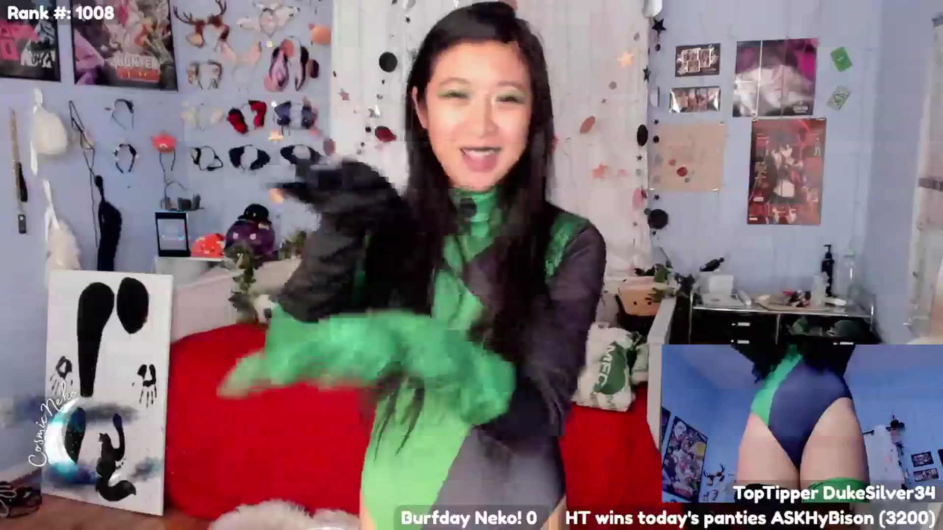 Gallery image thumbnail from CosmicNeko's myfreecams stream on, 11/01/2024, 06:34 image 12 of 20