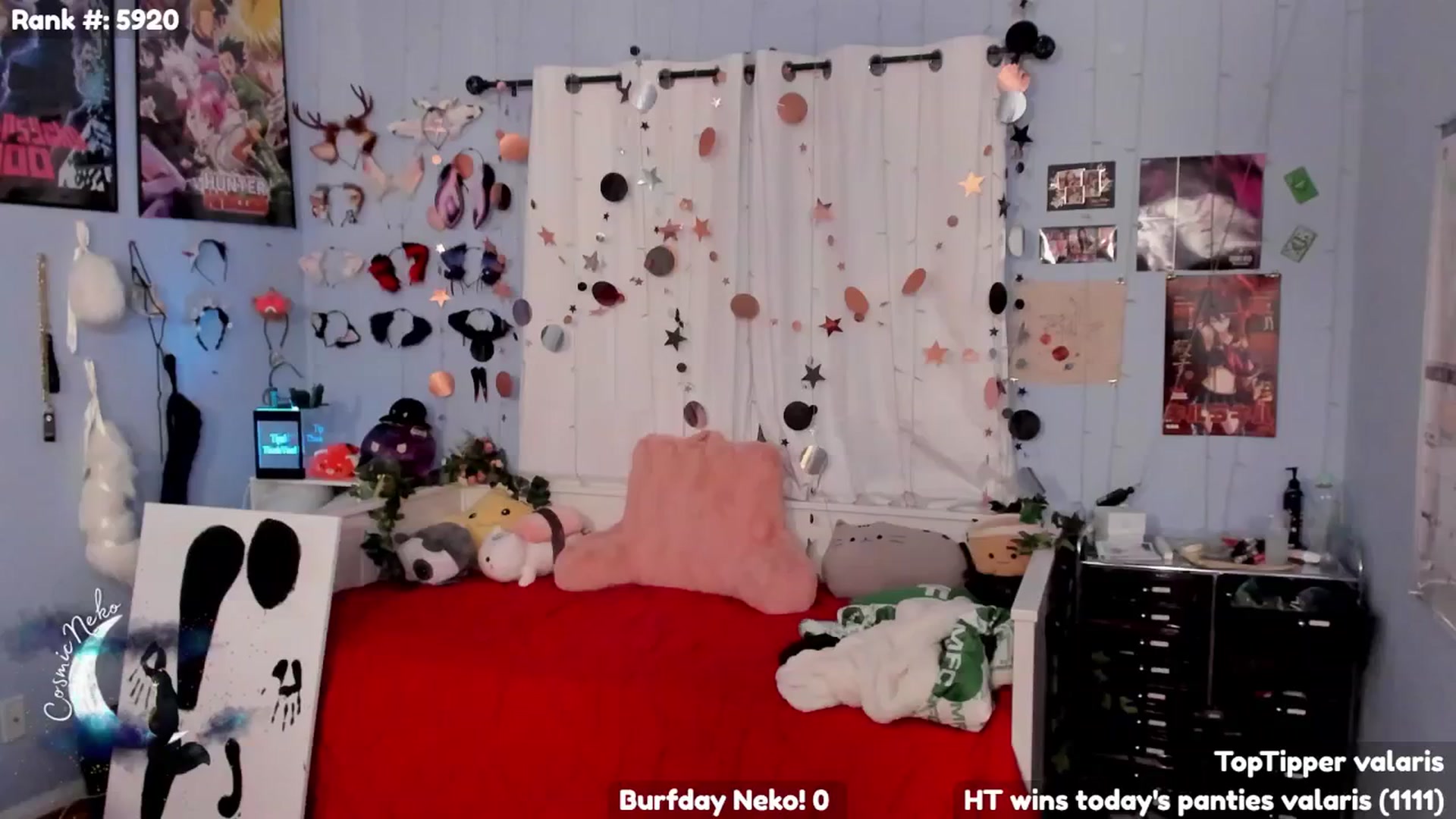 Gallery image thumbnail from CosmicNeko's myfreecams stream on, 11/11/2024, 05:22 image 2 of 20
