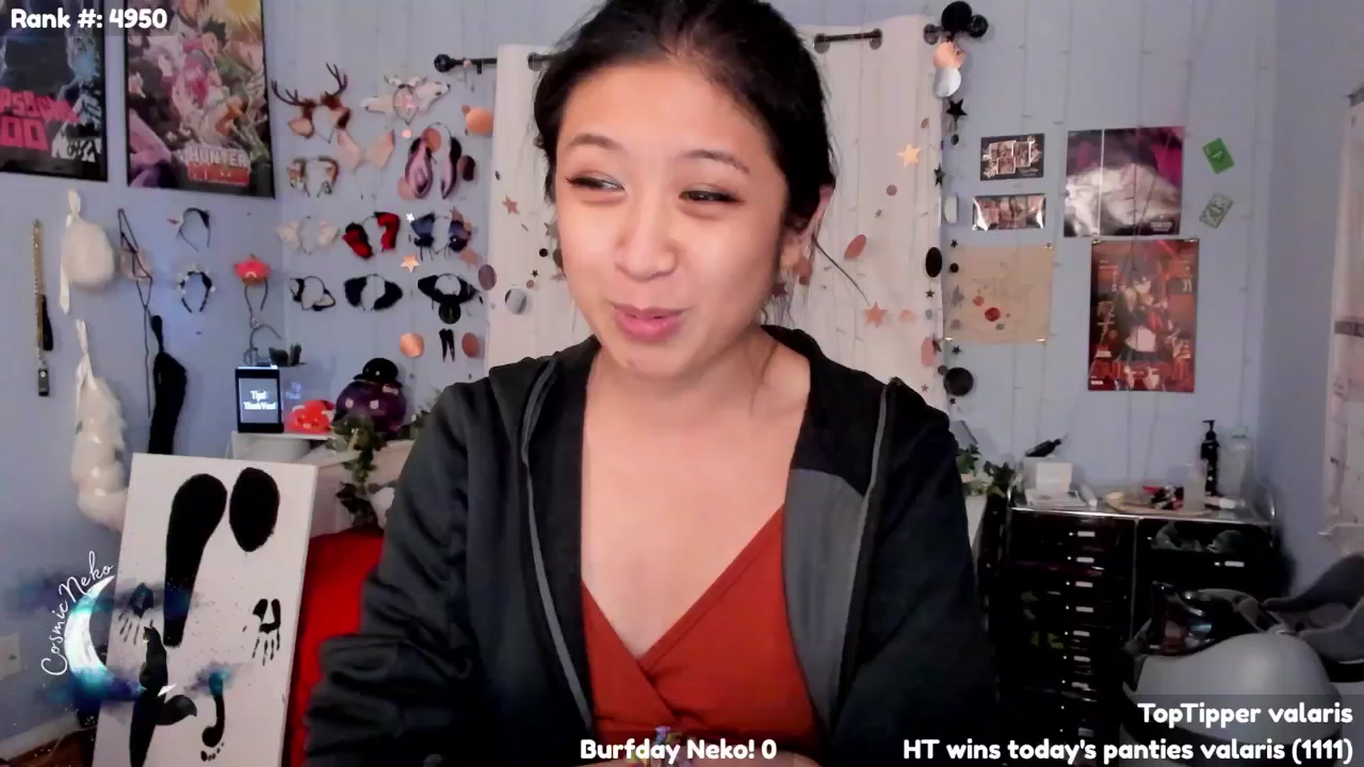Gallery image thumbnail from CosmicNeko's myfreecams stream on, 11/11/2024, 05:22 image 15 of 20