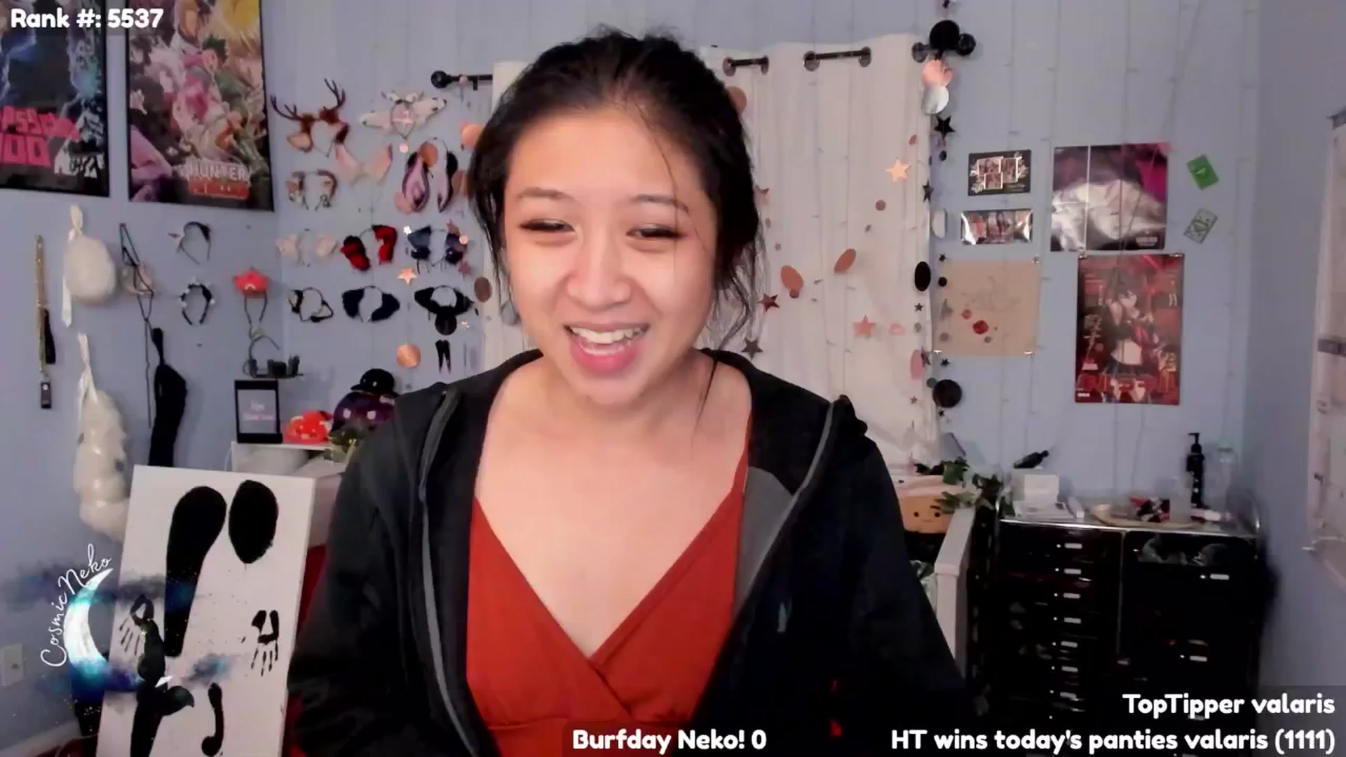 Gallery image thumbnail from CosmicNeko's myfreecams stream on, 11/11/2024, 05:22 image 4 of 20