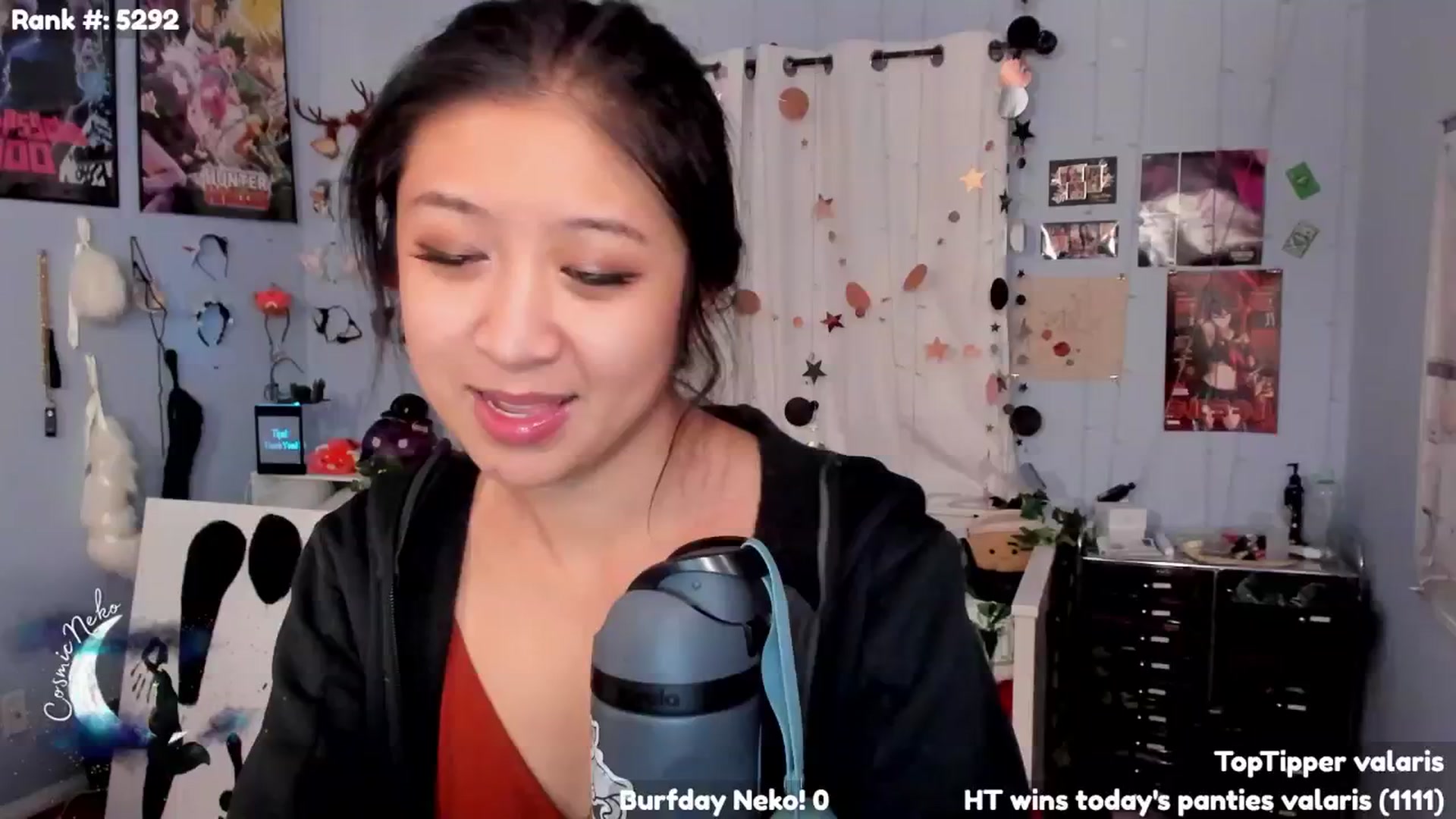 Gallery image thumbnail from CosmicNeko's myfreecams stream on, 11/11/2024, 05:22 image 8 of 20