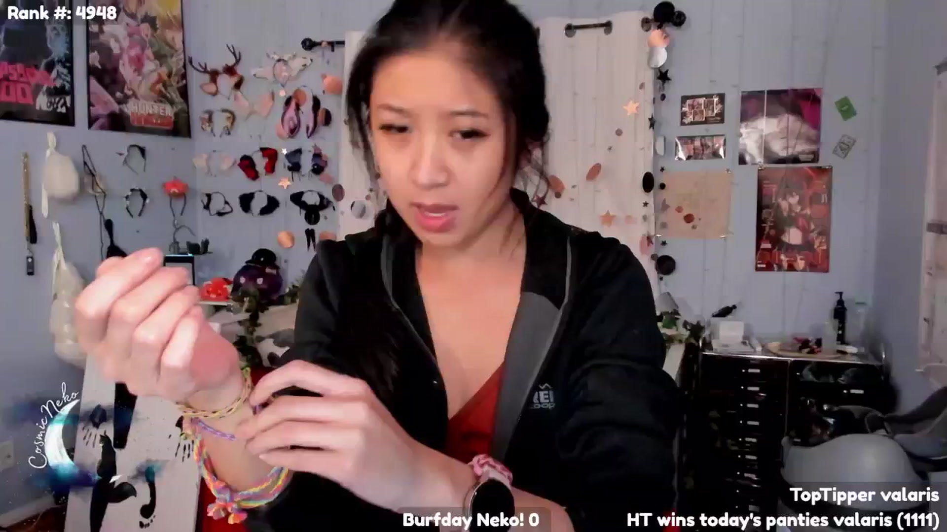 Gallery image thumbnail from CosmicNeko's myfreecams stream on, 11/11/2024, 05:22 image 13 of 20