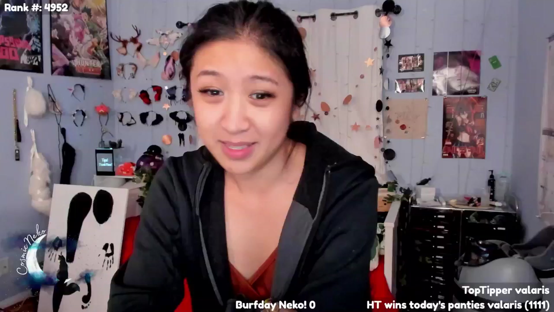 Gallery image thumbnail from CosmicNeko's myfreecams stream on, 11/11/2024, 05:22 image 18 of 20