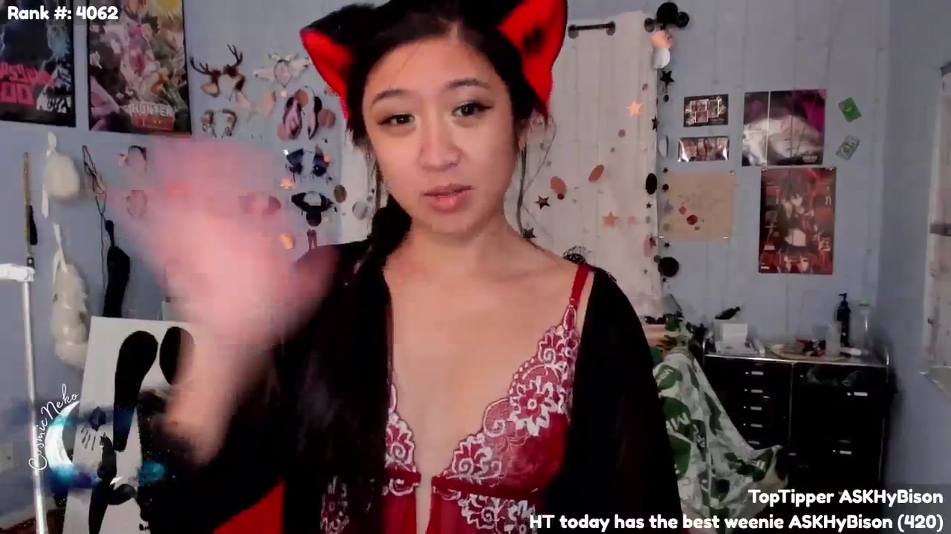 Gallery image thumbnail from CosmicNeko's myfreecams stream on, 11/14/2024, 06:53 image 8 of 20