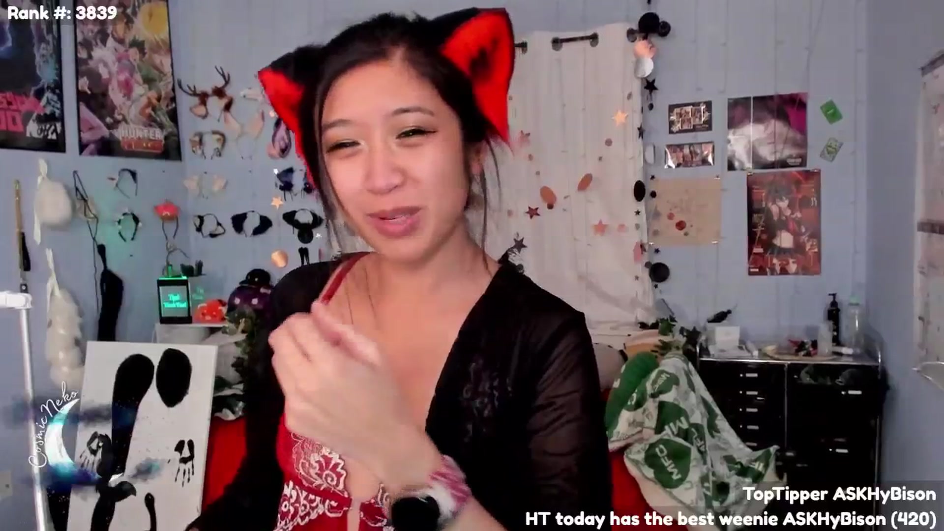 Gallery image thumbnail from CosmicNeko's myfreecams stream on, 11/14/2024, 06:53 image 15 of 20