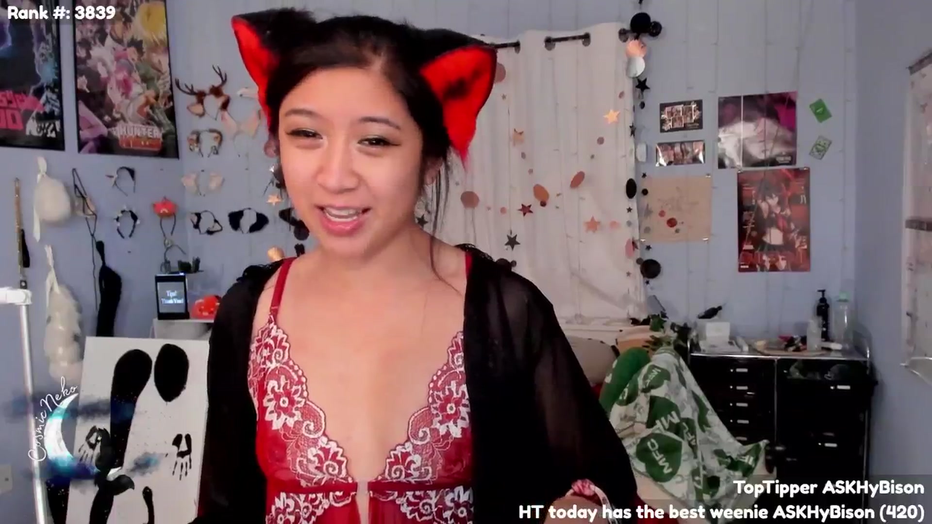 Gallery image thumbnail from CosmicNeko's myfreecams stream on, 11/14/2024, 06:53 image 16 of 20