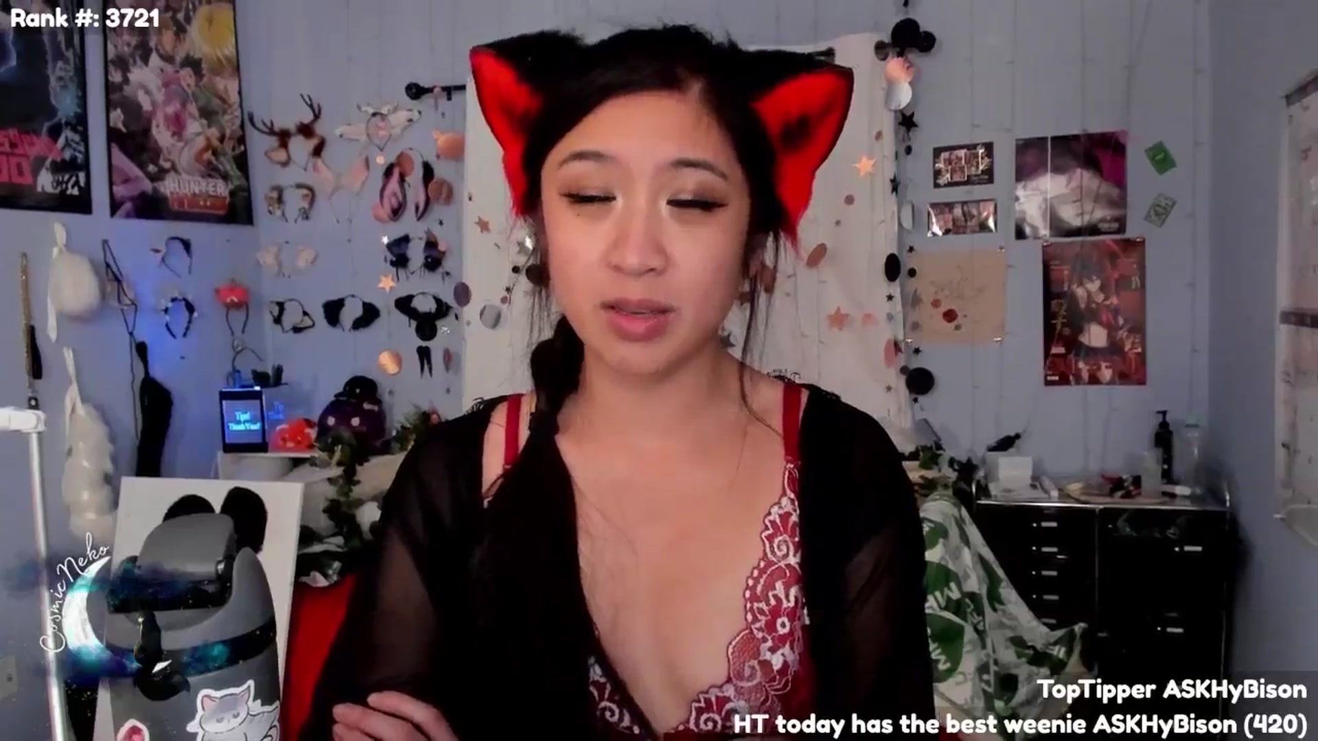 Gallery image thumbnail from CosmicNeko's myfreecams stream on, 11/14/2024, 06:53 image 18 of 20