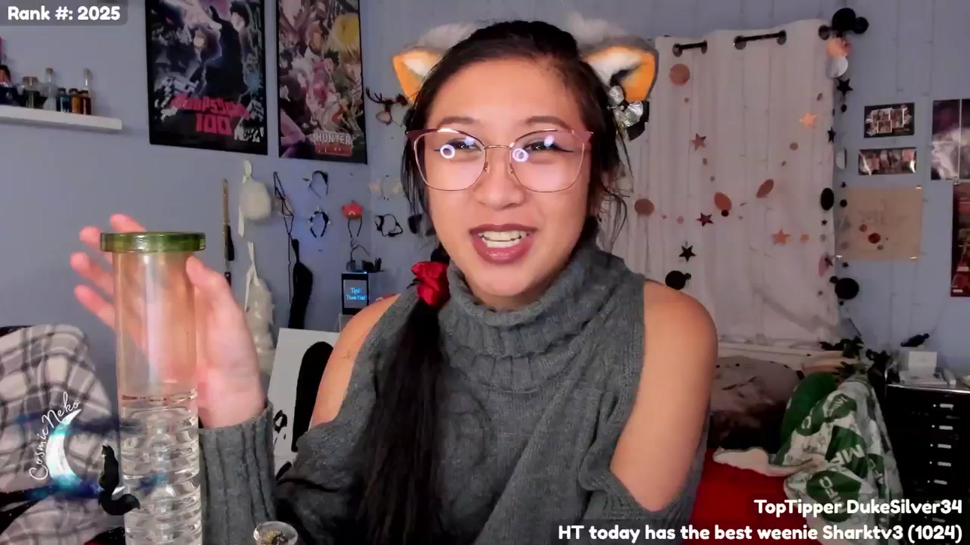 Gallery image thumbnail from CosmicNeko's myfreecams stream on, 11/23/2024, 07:44 image 20 of 20