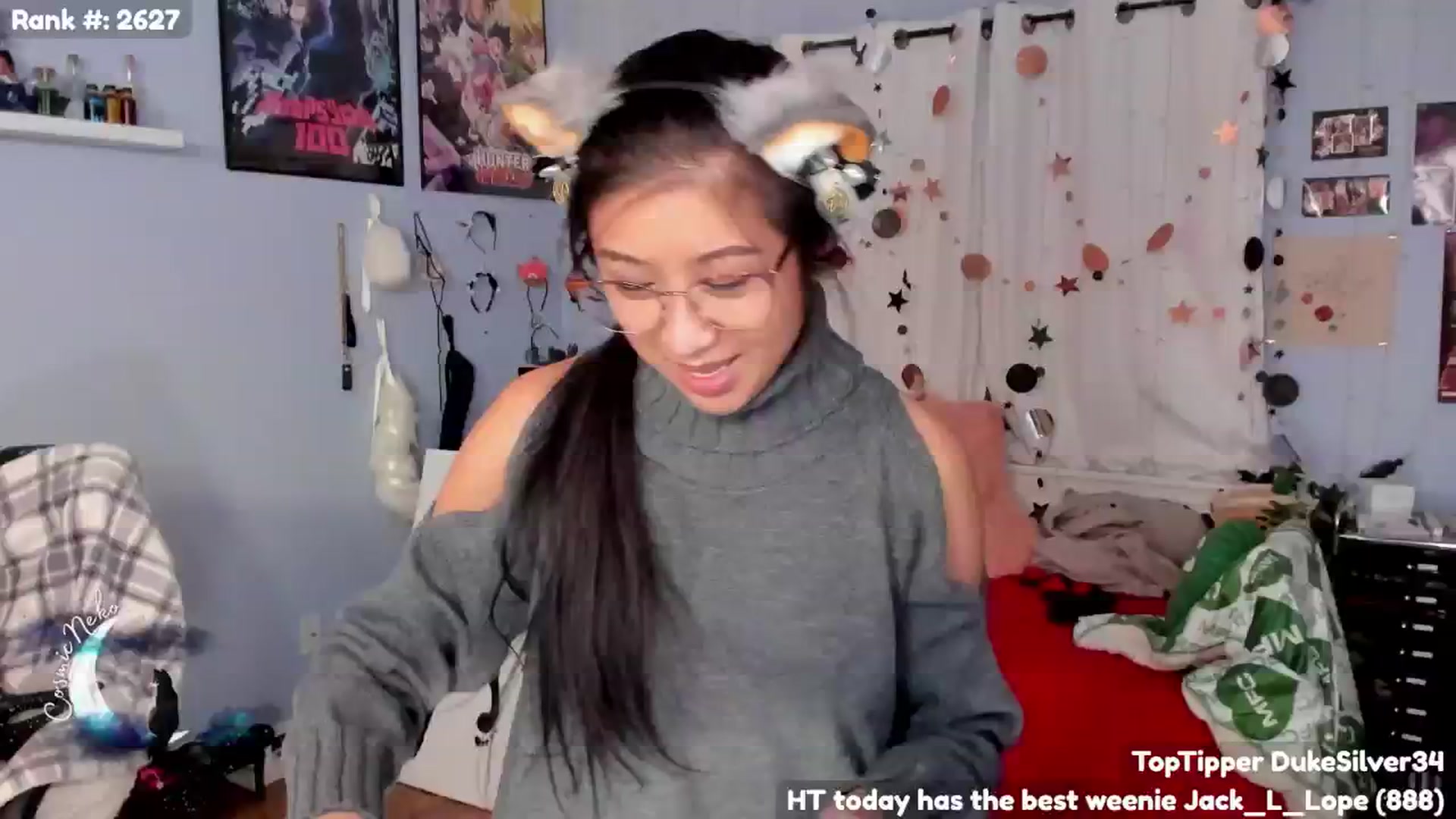 Gallery image thumbnail from CosmicNeko's myfreecams stream on, 11/23/2024, 07:44 image 7 of 20