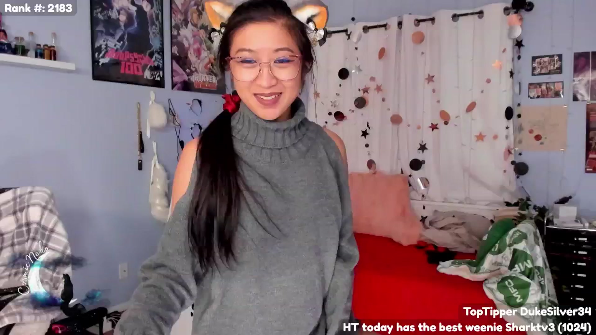 Gallery image thumbnail from CosmicNeko's myfreecams stream on, 11/23/2024, 07:44 image 12 of 20