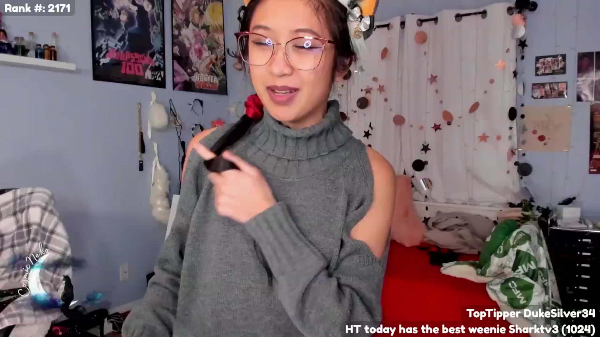 Gallery image thumbnail from CosmicNeko's myfreecams stream on, 11/23/2024, 07:44 image 13 of 20