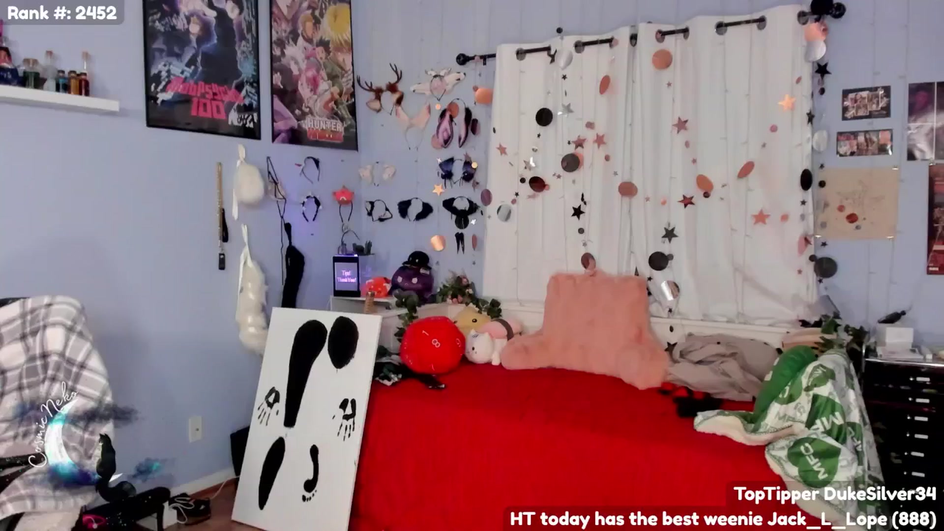 Gallery image thumbnail from CosmicNeko's myfreecams stream on, 11/23/2024, 07:44 image 9 of 20