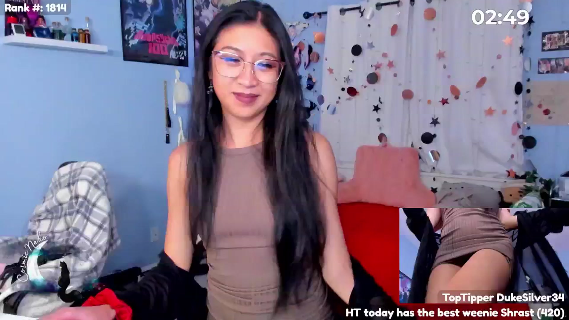 Gallery image thumbnail from CosmicNeko's myfreecams stream on, 11/27/2024, 04:35 image 20 of 20