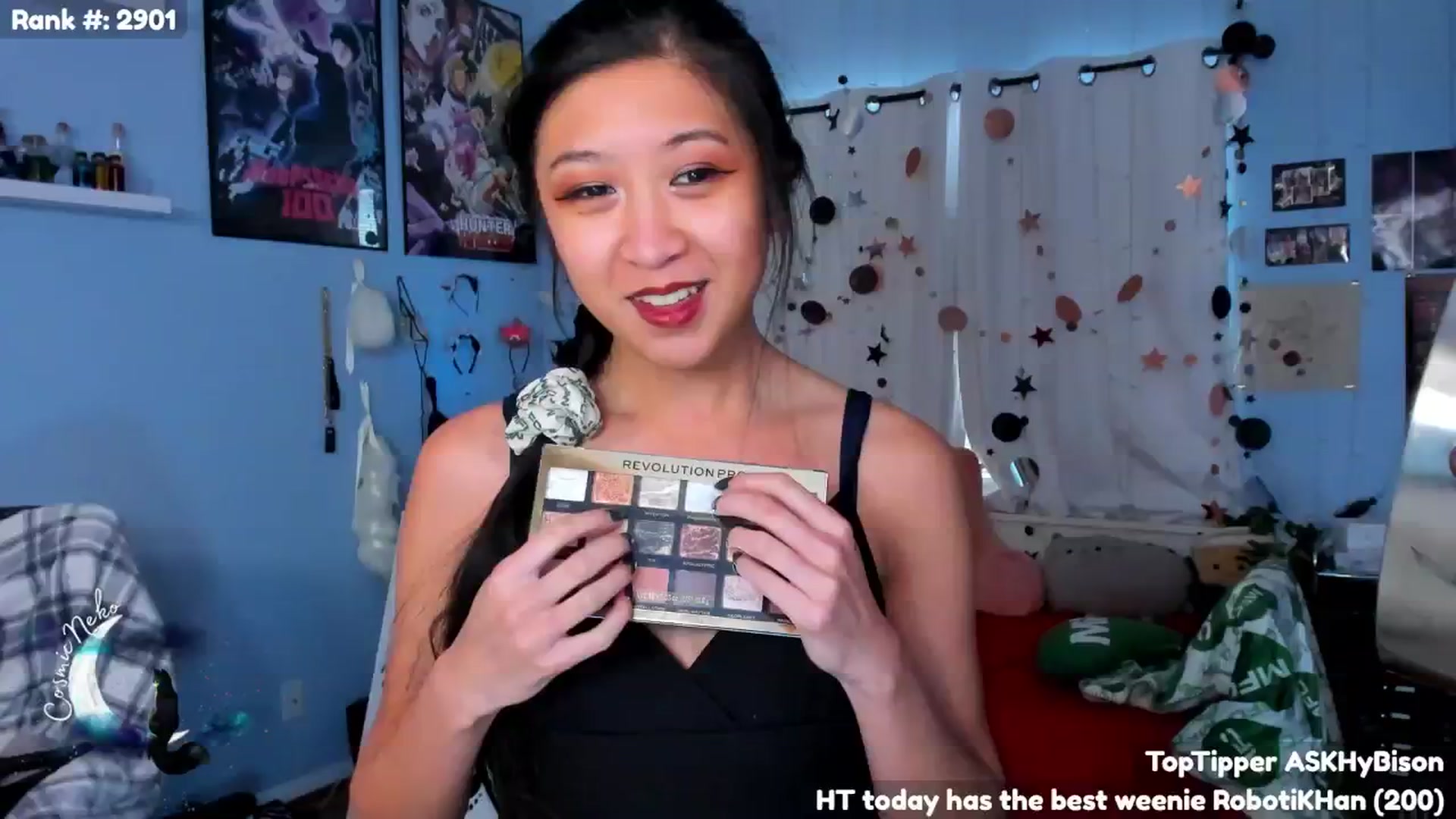 Gallery image thumbnail from CosmicNeko's myfreecams stream on, 12/12/2024, 20:40 image 6 of 20