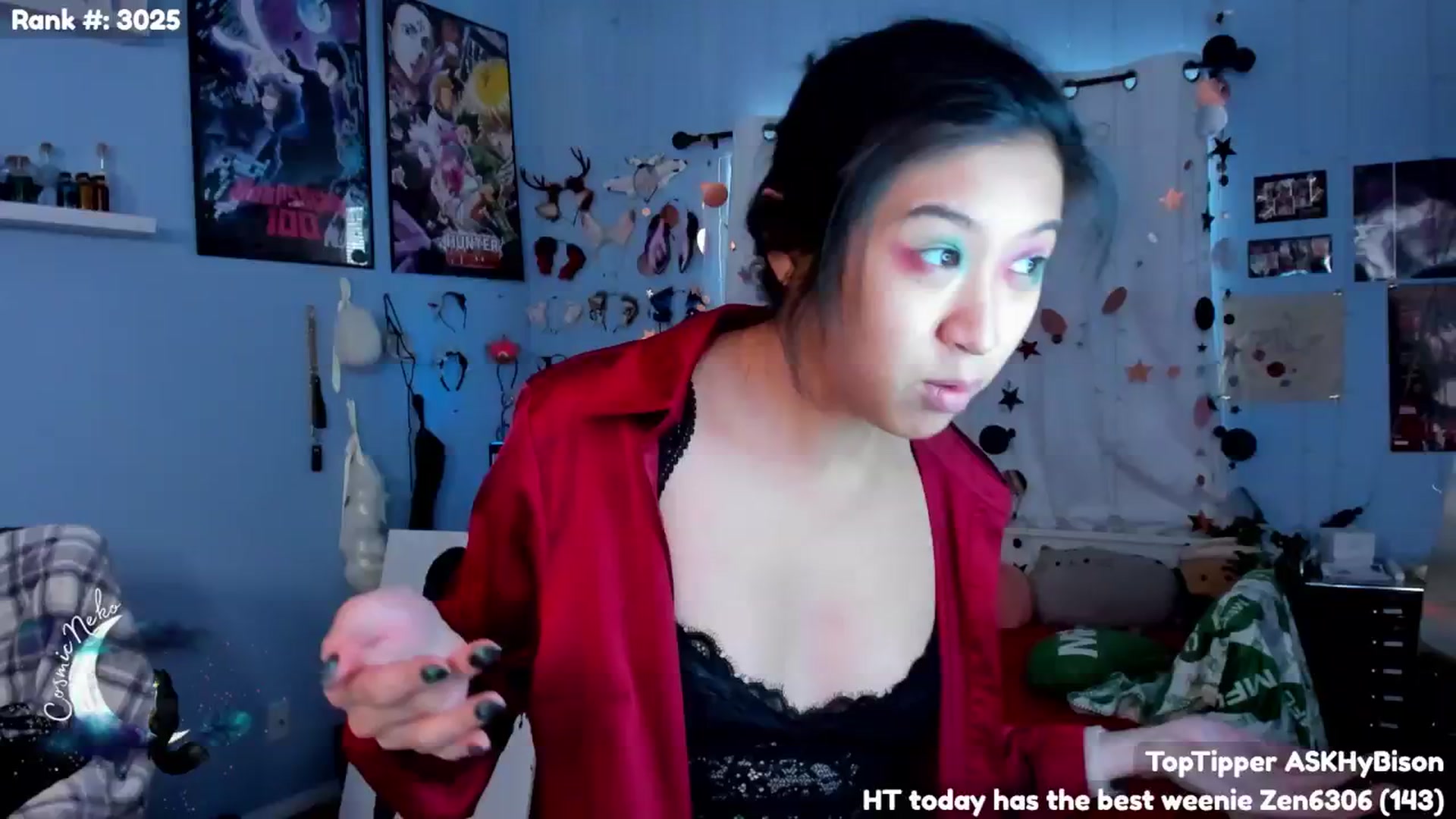 Gallery image thumbnail from CosmicNeko's myfreecams stream on, 12/14/2024, 23:09 image 3 of 20