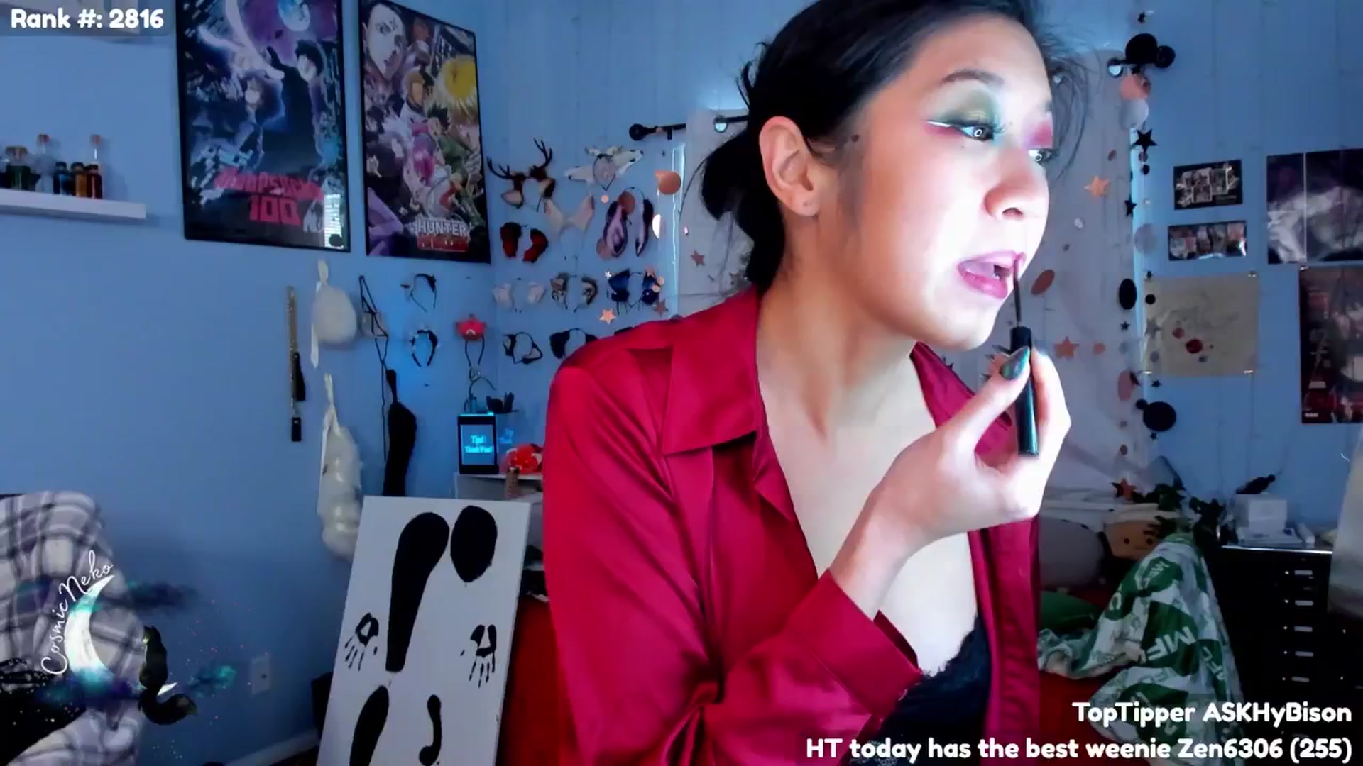 Gallery image thumbnail from CosmicNeko's myfreecams stream on, 12/14/2024, 23:09 image 8 of 20