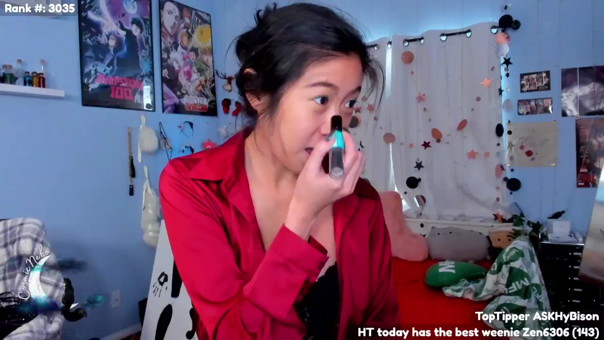 Gallery image thumbnail from CosmicNeko's myfreecams stream on, 12/14/2024, 23:09 image 1 of 20