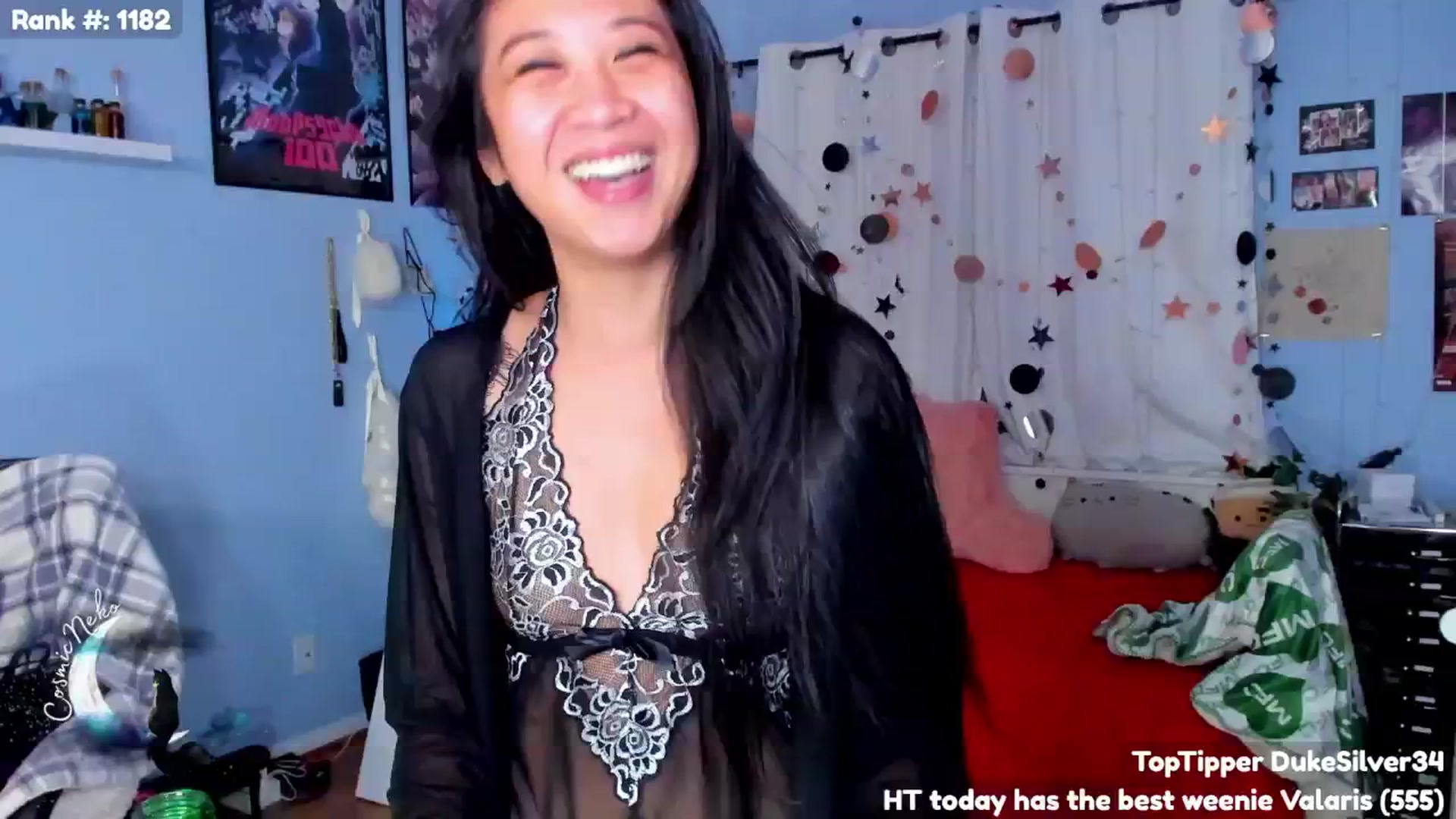 Gallery image thumbnail from CosmicNeko's myfreecams stream on, 12/17/2024, 08:12 image 9 of 20