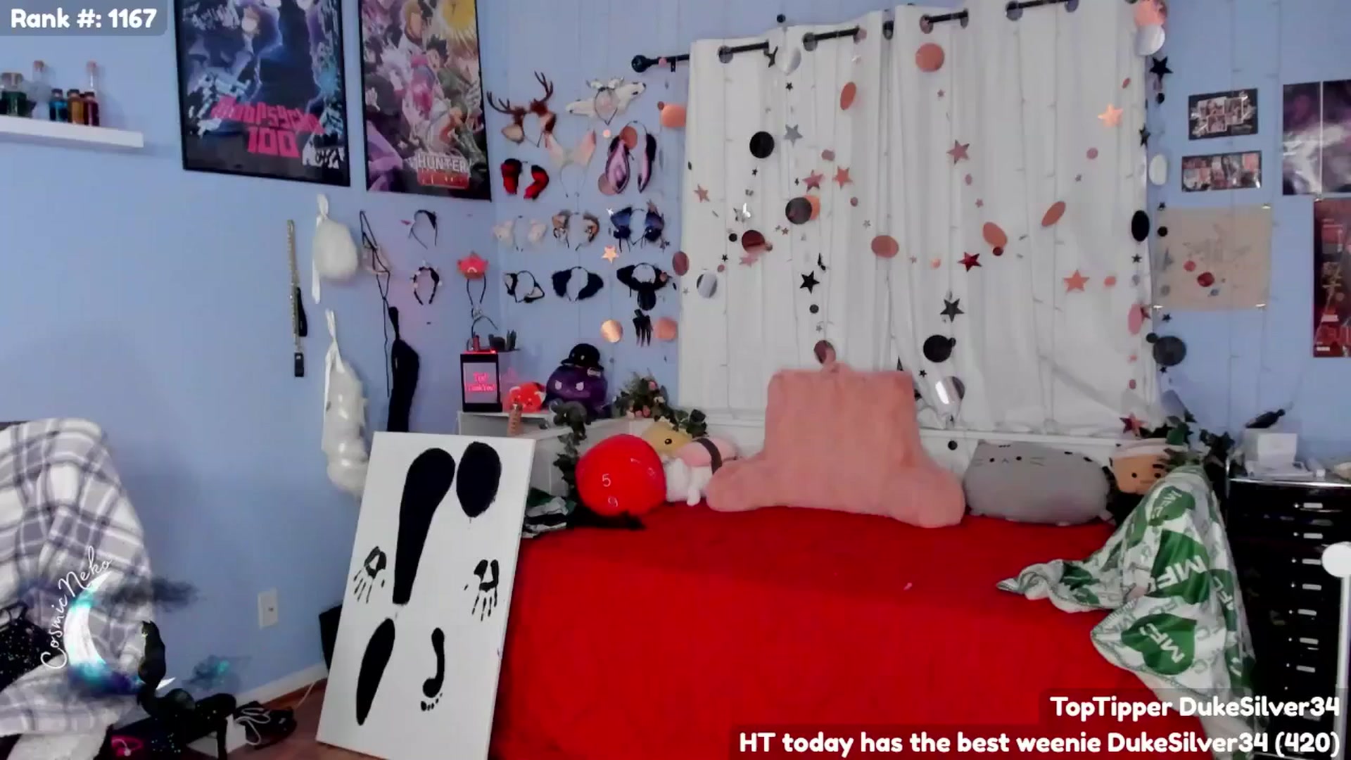 Gallery image thumbnail from CosmicNeko's myfreecams stream on, 12/21/2024, 05:21 image 20 of 20