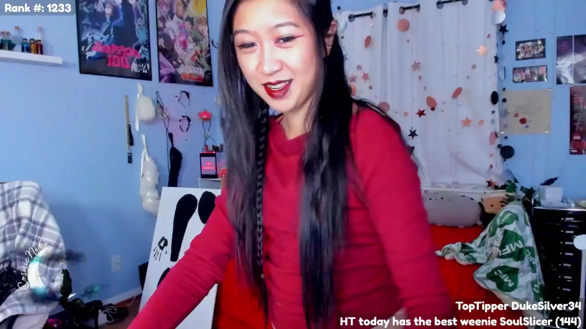 Gallery image thumbnail from CosmicNeko's myfreecams stream on, 12/21/2024, 05:21 image 3 of 20