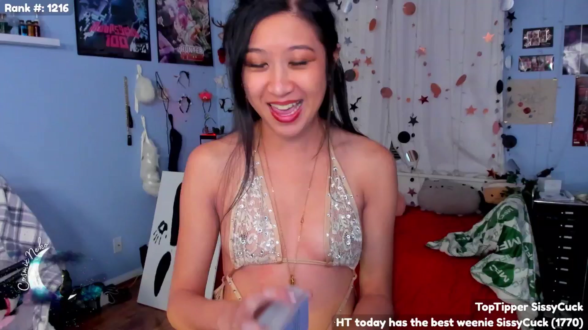 Gallery image thumbnail from CosmicNeko's myfreecams stream on, 01/01/2025, 05:41 image 11 of 20