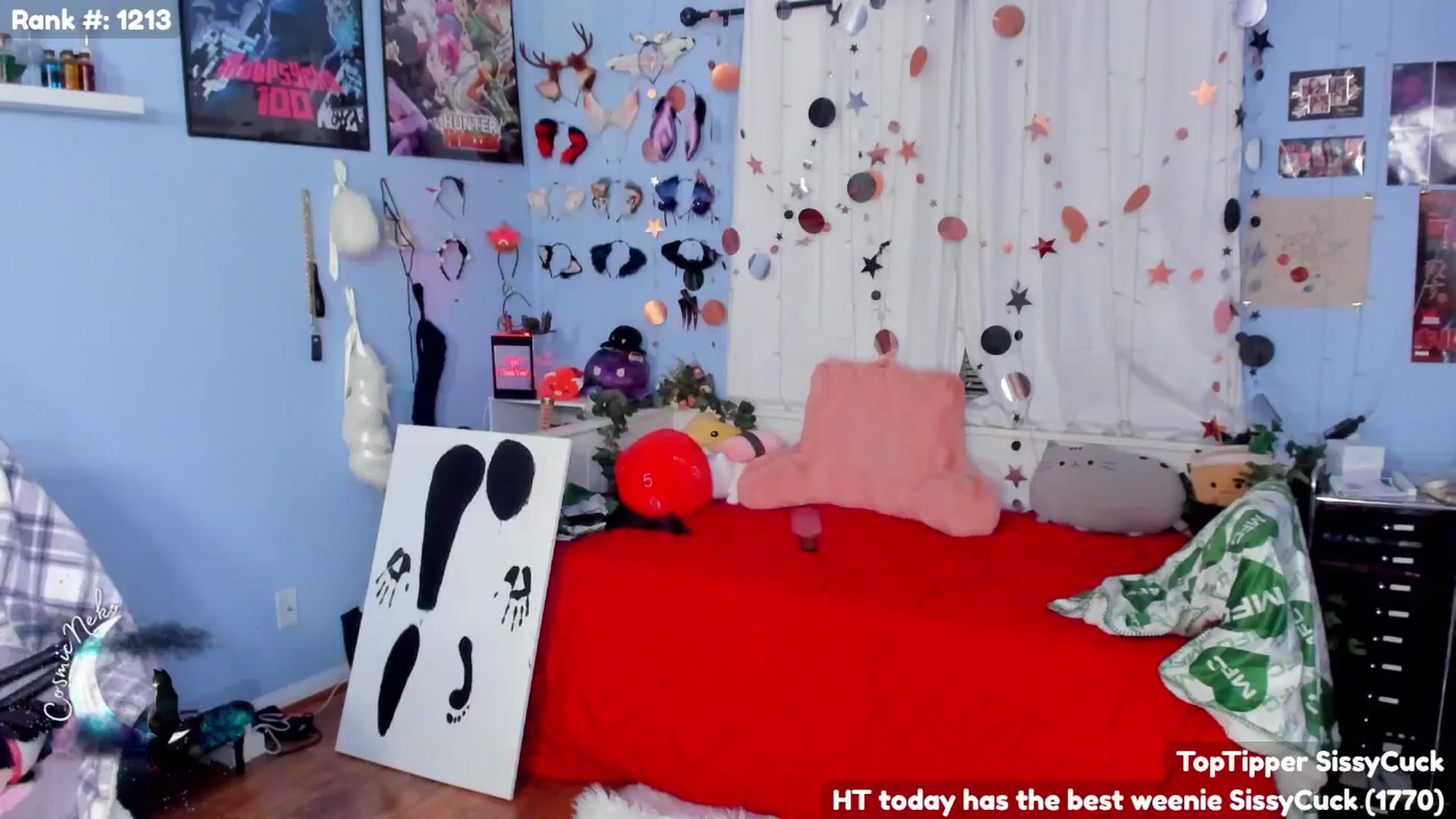 Gallery image thumbnail from CosmicNeko's myfreecams stream on, 01/01/2025, 05:41 image 13 of 20