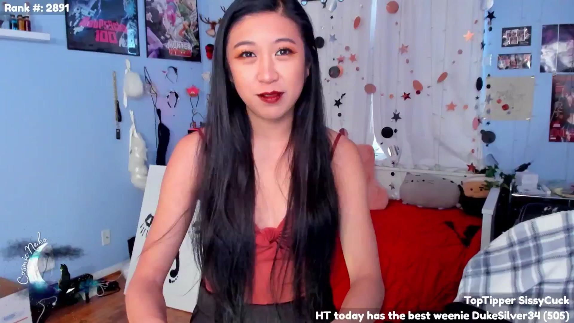 Gallery image thumbnail from CosmicNeko's myfreecams stream on, 01/04/2025, 20:20 image 11 of 20