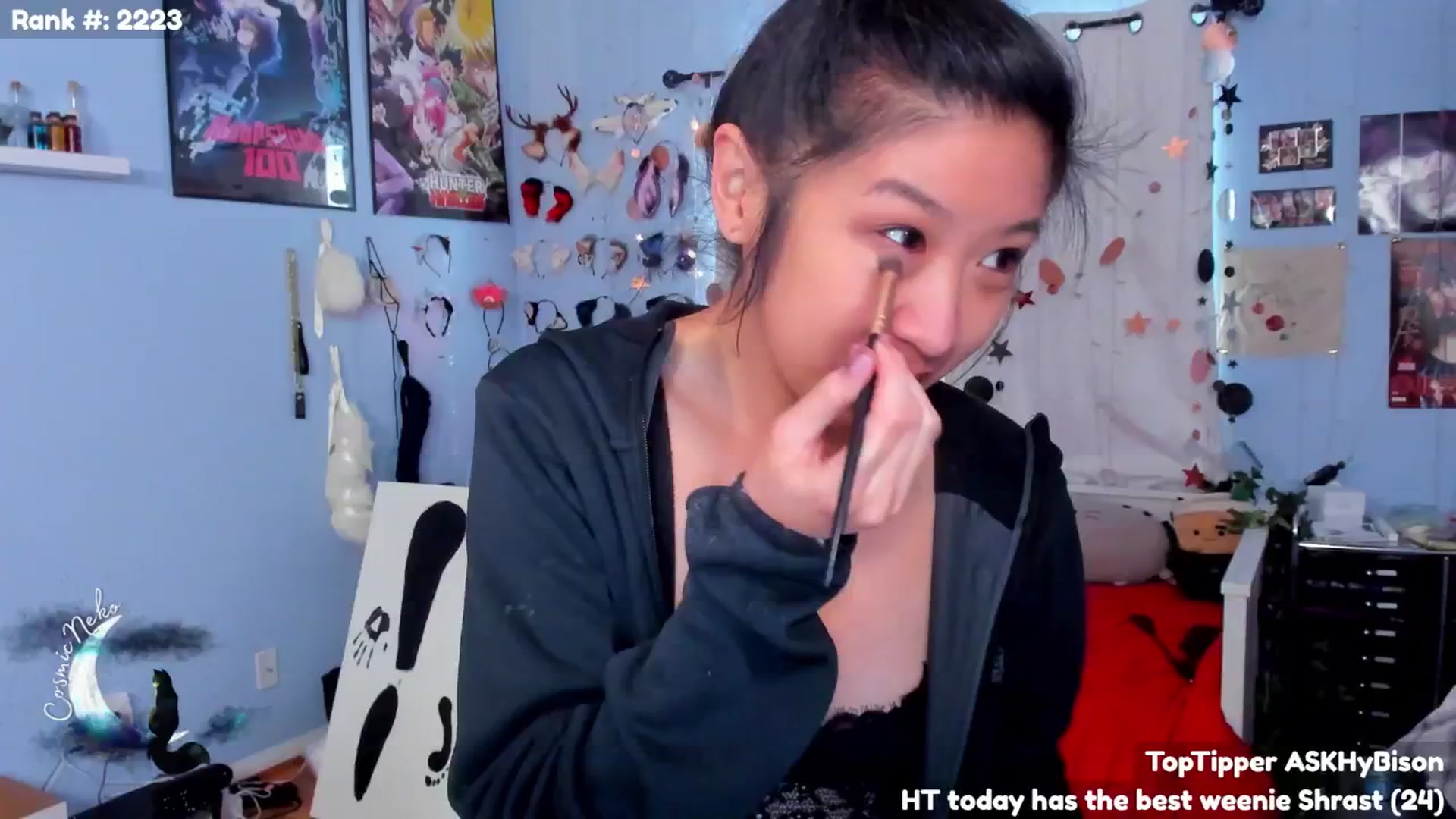 Gallery image thumbnail from CosmicNeko's myfreecams stream on, 01/05/2025, 18:22 image 7 of 20