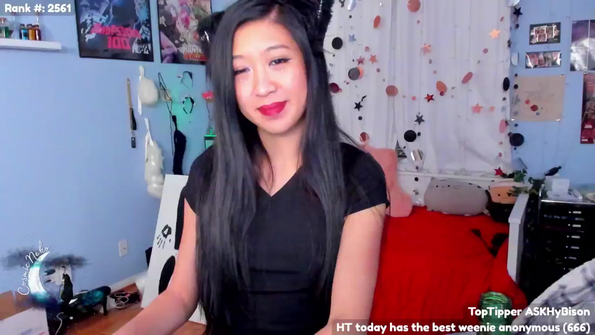 Gallery image thumbnail from CosmicNeko's myfreecams stream on, 01/12/2025, 04:06 image 11 of 20