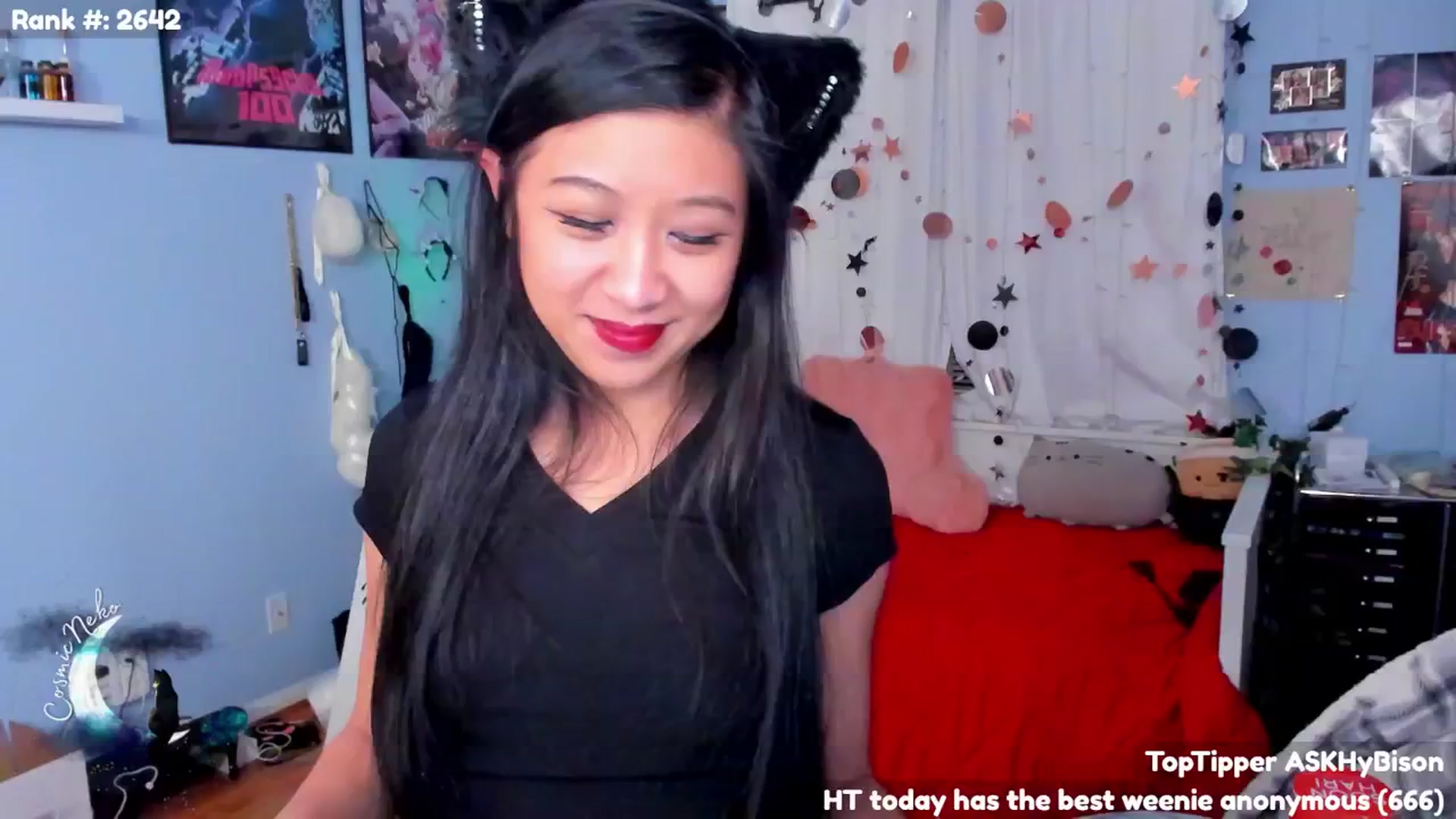 Gallery image thumbnail from CosmicNeko's myfreecams stream on, 01/12/2025, 04:06 image 2 of 20