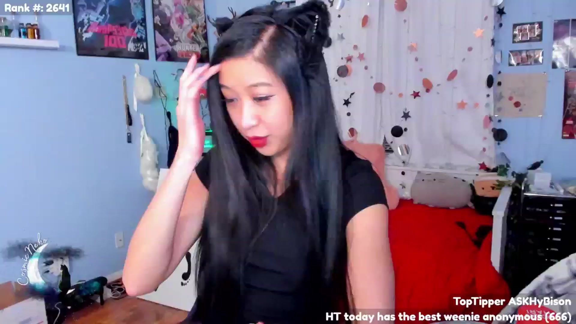 Gallery image thumbnail from CosmicNeko's myfreecams stream on, 01/12/2025, 04:06 image 5 of 20