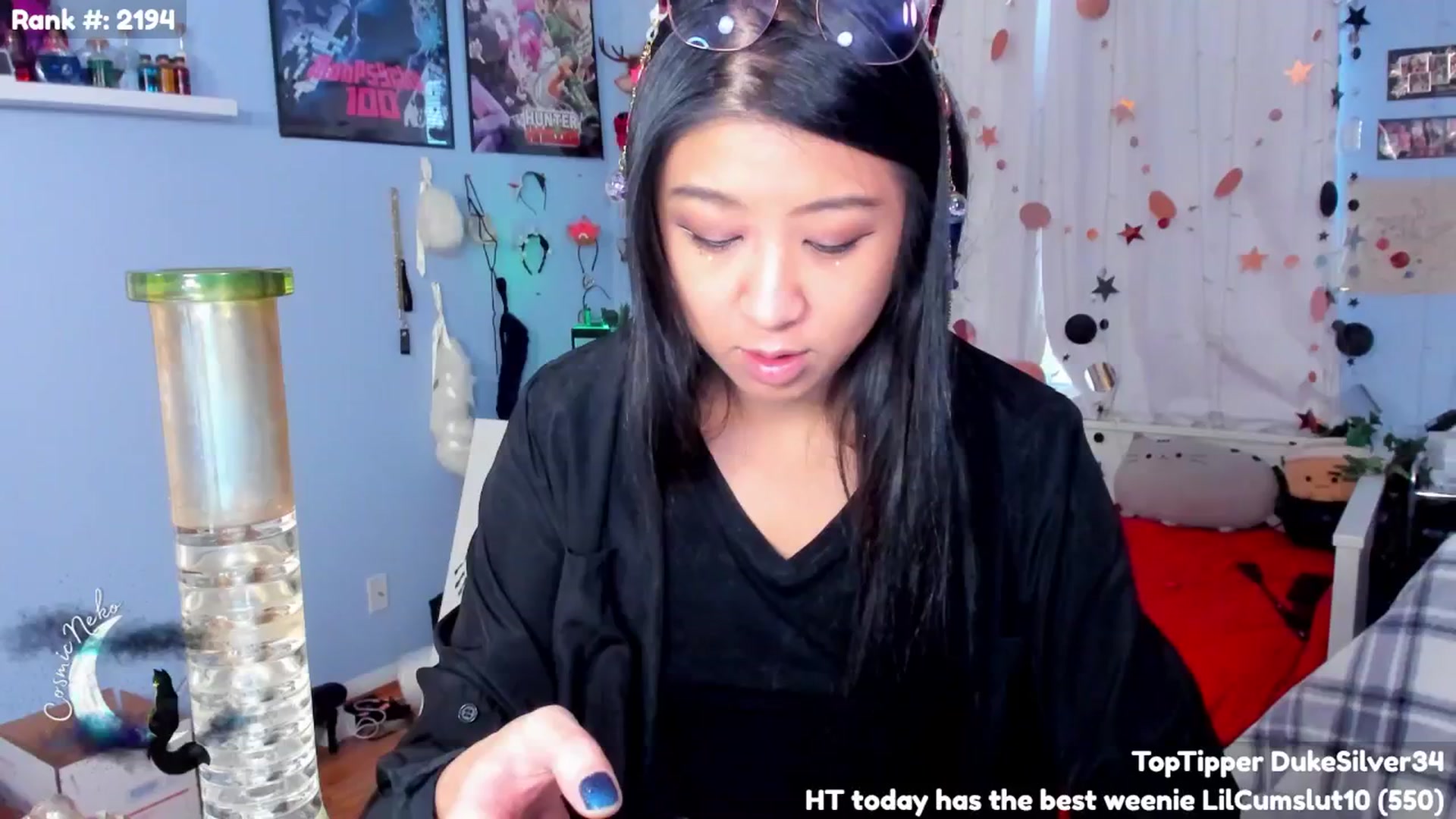 Gallery image thumbnail from CosmicNeko's myfreecams stream on, 01/12/2025, 19:54 image 1 of 20