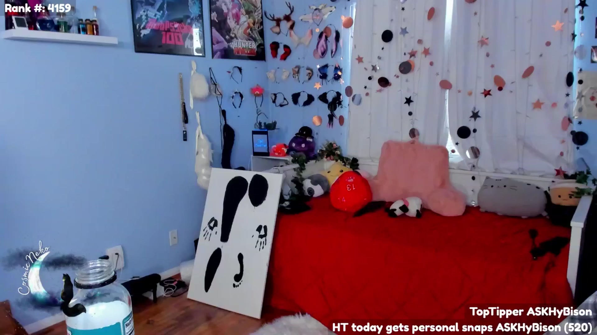 Gallery image thumbnail from CosmicNeko's myfreecams stream on, 02/28/2025, 24:00 image 9 of 20