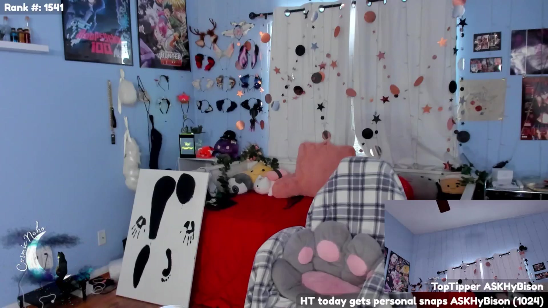 Gallery image thumbnail from CosmicNeko's myfreecams stream on, 03/09/2025, 24:03 image 14 of 20